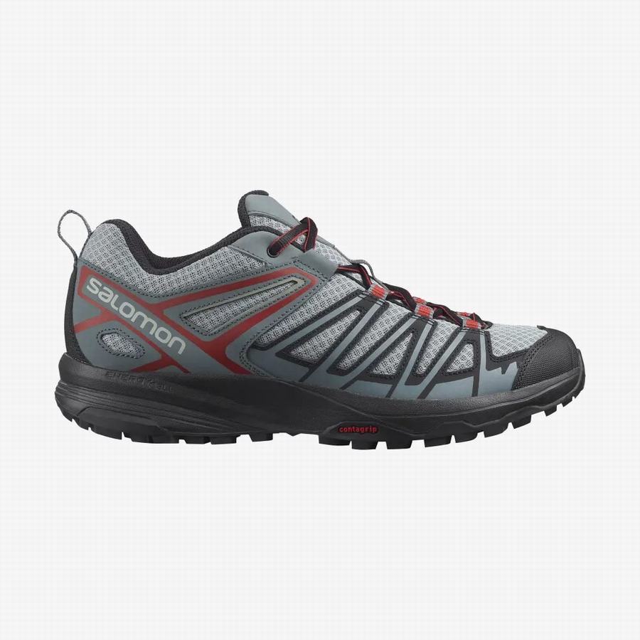 Salomon X Crest Trekové Boty Pánské Šedé [HVU9527ID]